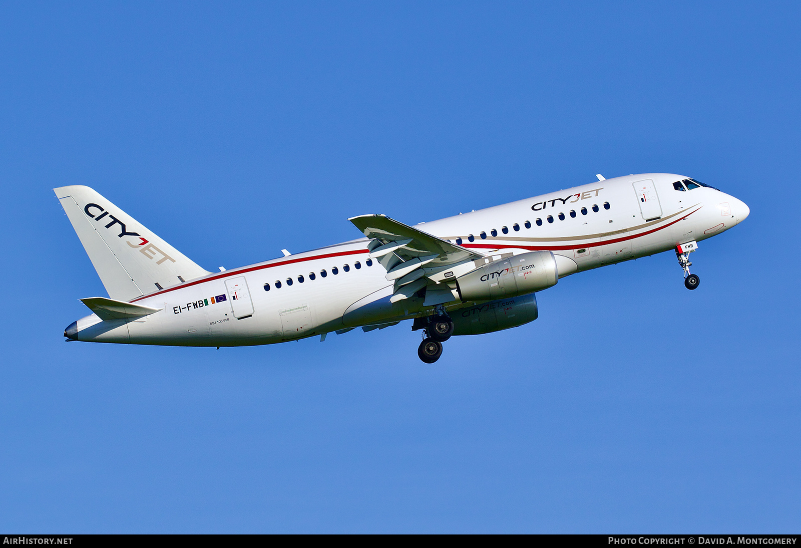 Aircraft Photo of EI-FWB | Sukhoi SSJ-100-95B Superjet 100 (RRJ-95B) | CityJet | AirHistory.net #582030