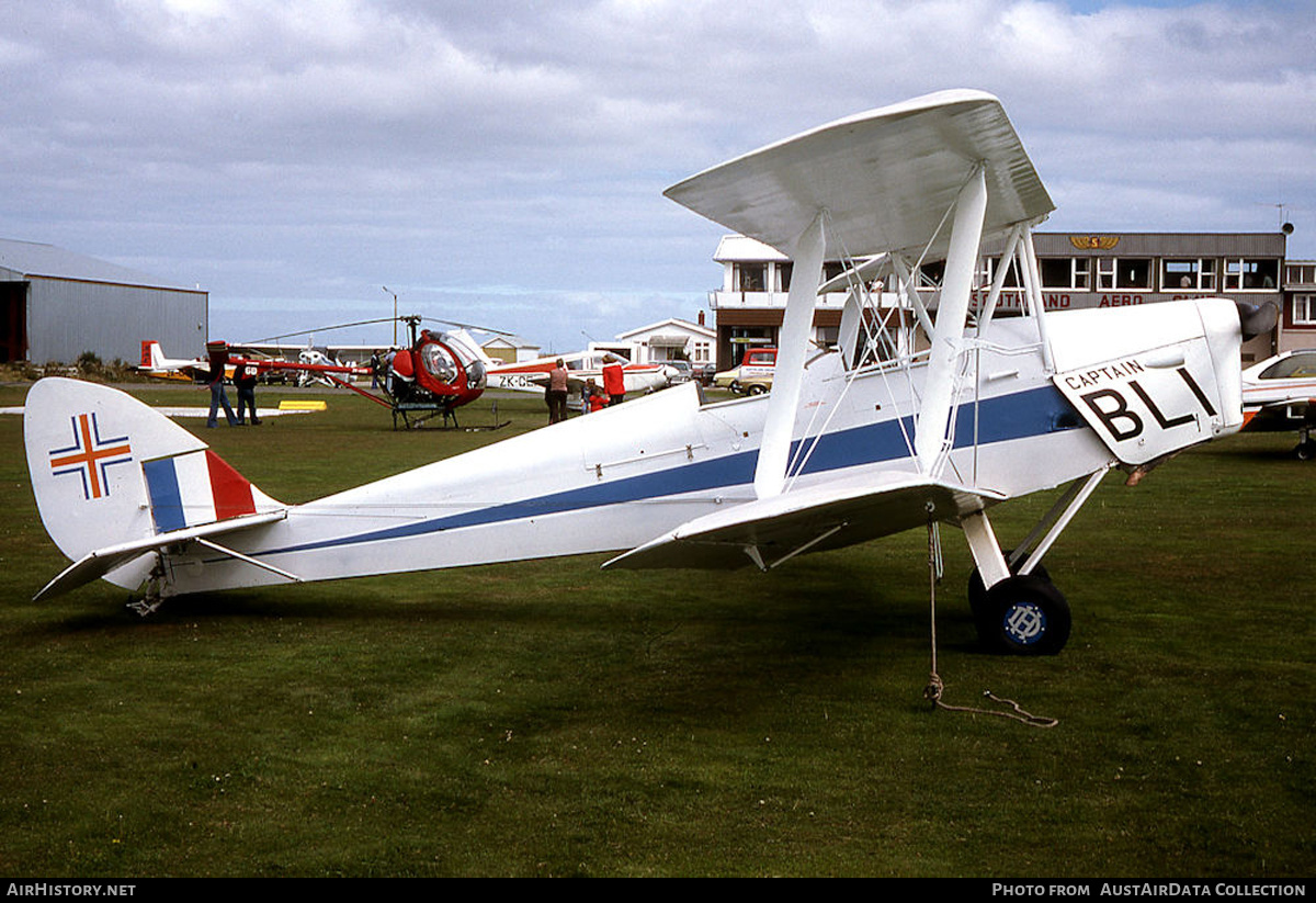 Aircraft Photo of ZK-BLI / BLI | De Havilland D.H. 82A Tiger Moth | AirHistory.net #582043