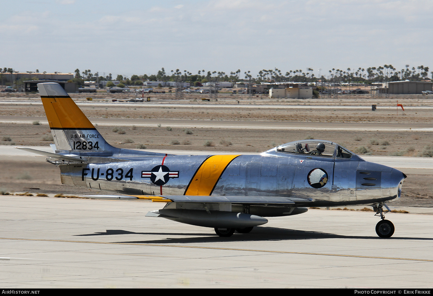 Aircraft Photo of N186AM / NX186AM / 12834 | North American F-86F Sabre | USA - Air Force | AirHistory.net #582051