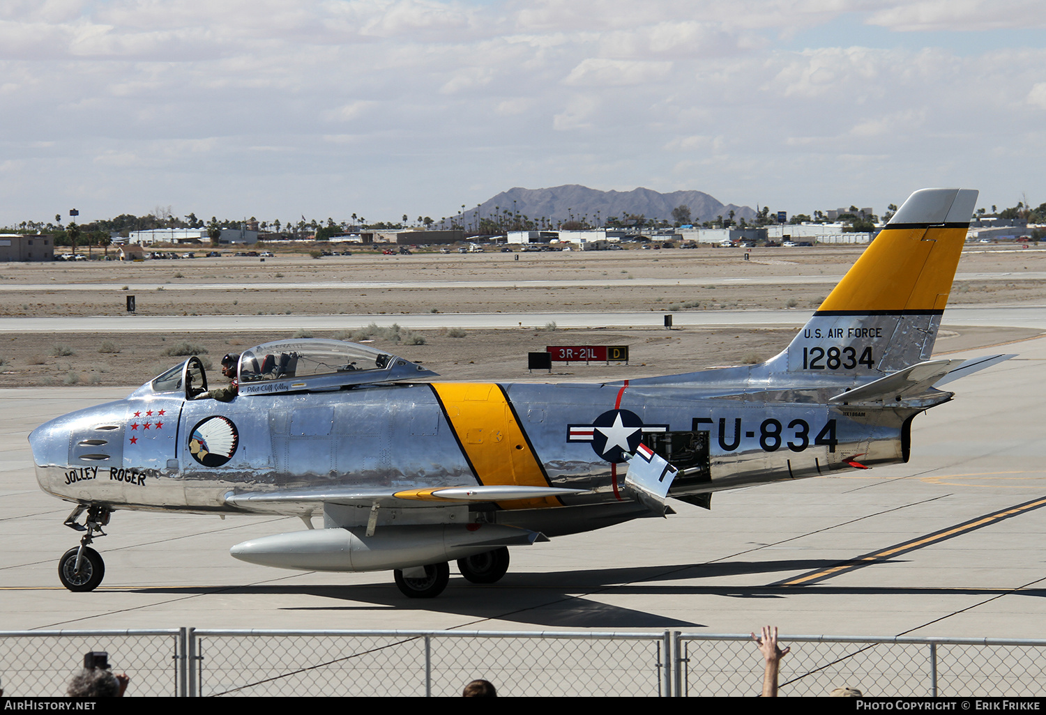 Aircraft Photo of N186AM / NX186AM / 12834 | North American F-86F Sabre | USA - Air Force | AirHistory.net #582060