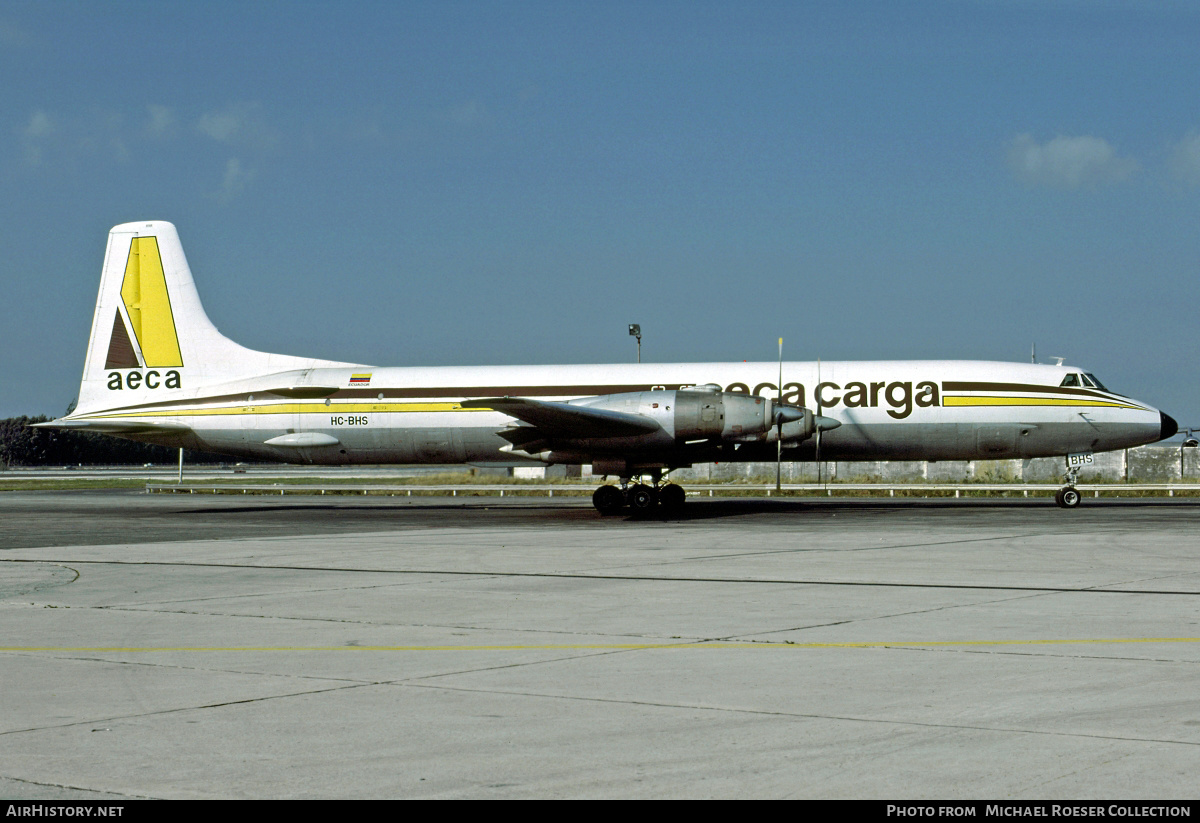 Aircraft Photo of HC-BHS | Canadair CL-44D4-1 | AECA Carga - Aeroservicios Ecuatorianos | AirHistory.net #582066