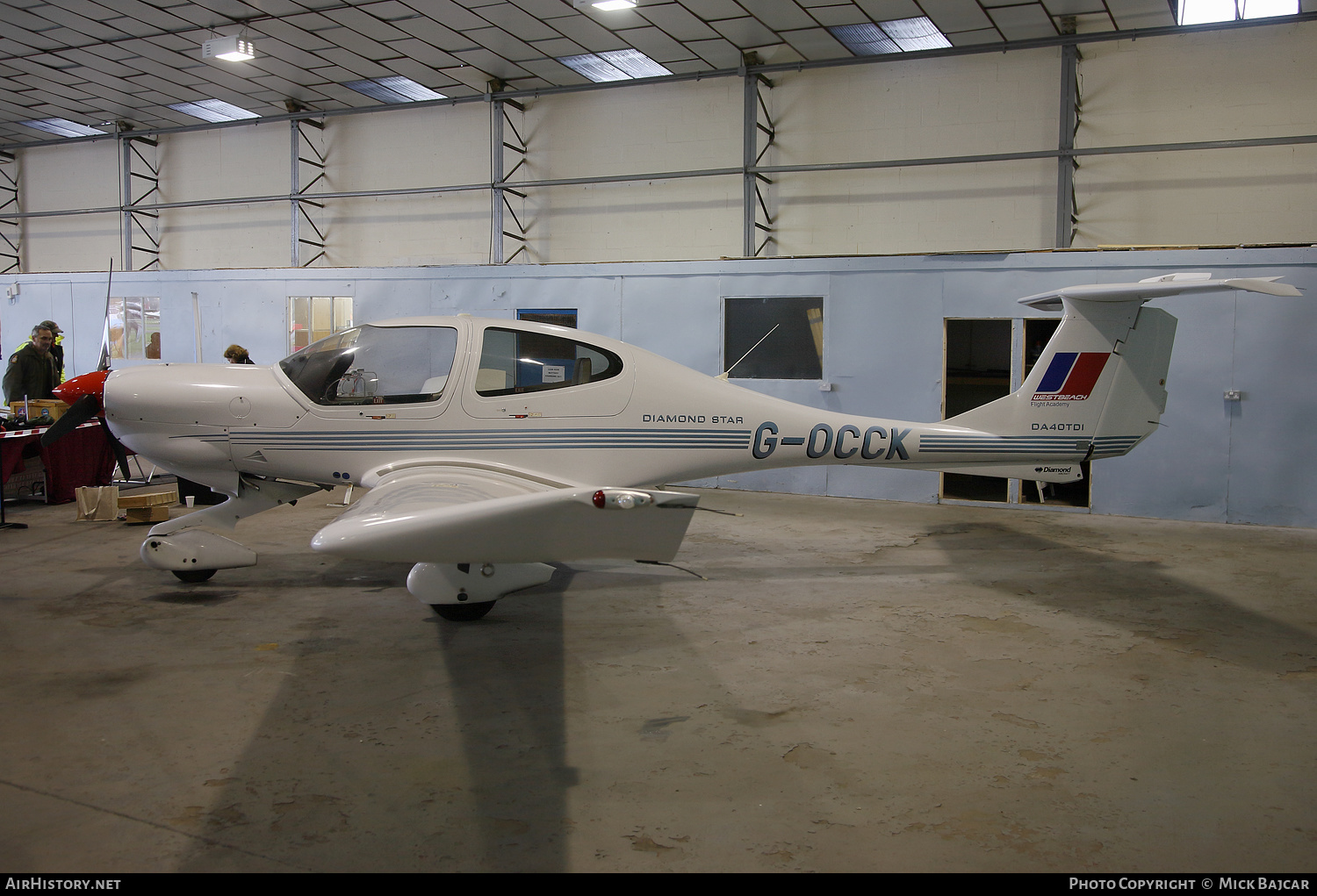 Aircraft Photo of G-OCCK | Diamond DA40D Diamond Star TDI | Westbeach Flight Academy | AirHistory.net #582076