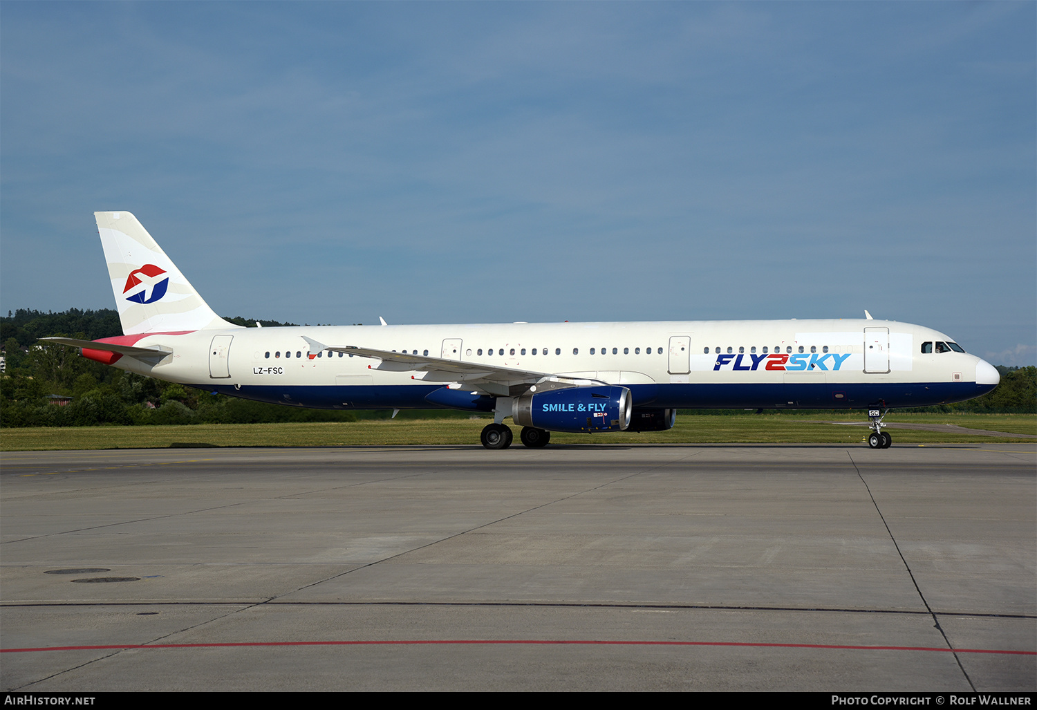 Aircraft Photo of LZ-FSC | Airbus A321-231 | Fly2Sky | AirHistory.net #582084