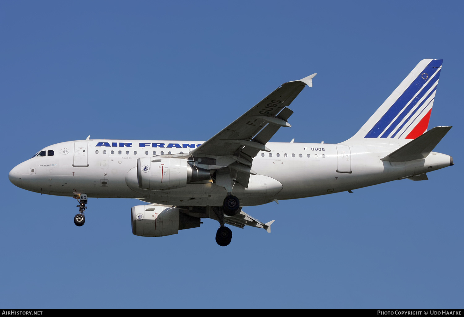 Aircraft Photo of F-GUGG | Airbus A318-111 | Air France | AirHistory.net #582088