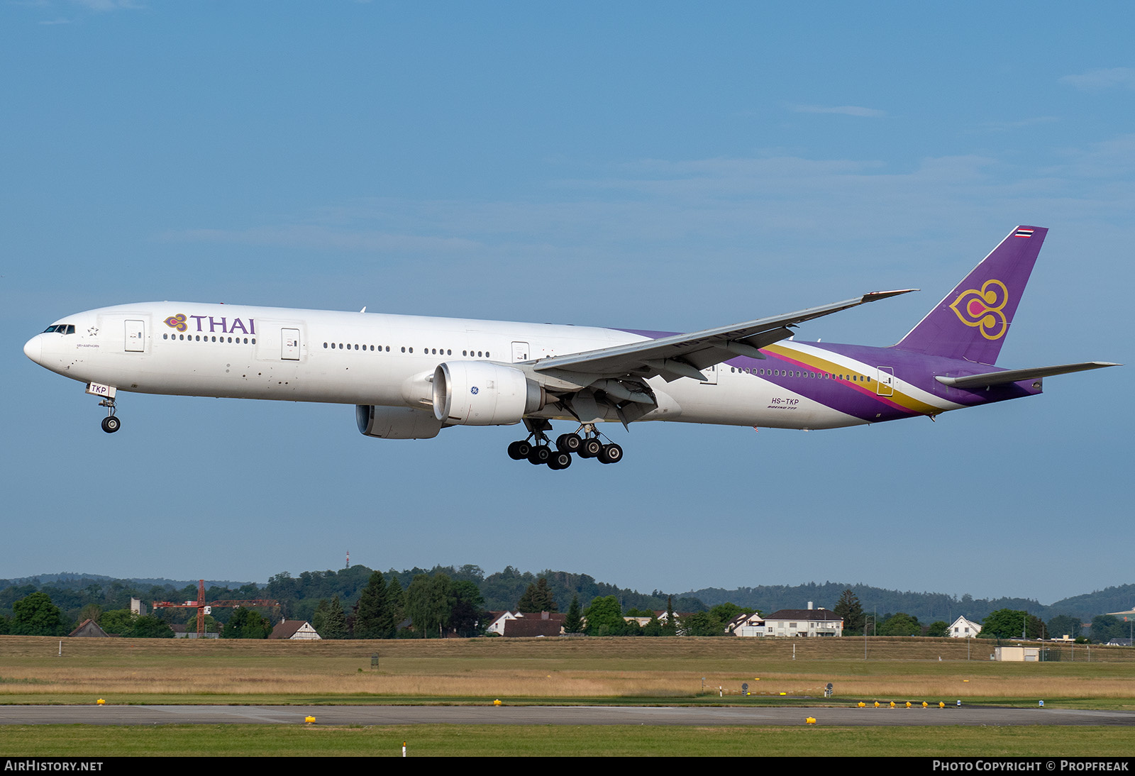 Aircraft Photo of HS-TKP | Boeing 777-3AL/ER | Thai Airways International | AirHistory.net #582116