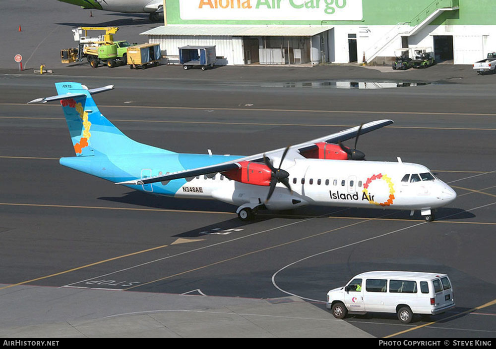 Aircraft Photo of N348AE | ATR ATR-72-212 | Island Air | AirHistory.net #582119