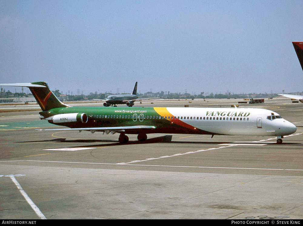 Aircraft Photo of N135NJ | McDonnell Douglas MD-82 (DC-9-82) | Vanguard Airlines | AirHistory.net #582129