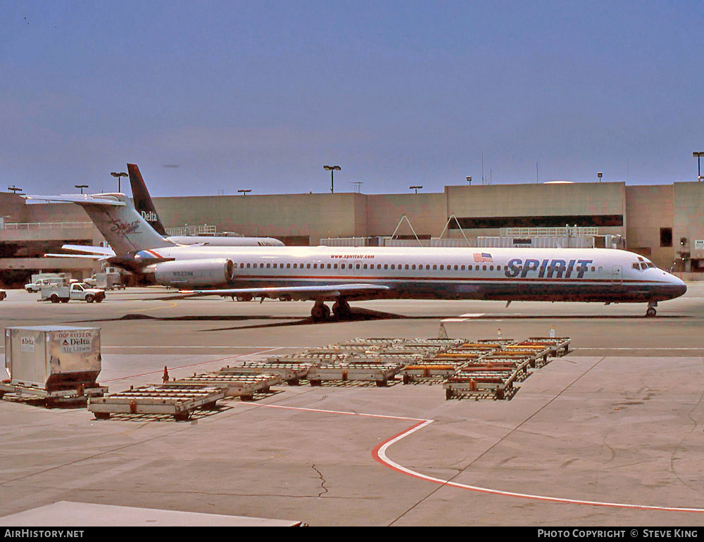 Aircraft Photo of N822NK | McDonnell Douglas MD-83 (DC-9-83) | Spirit Airlines | AirHistory.net #582130