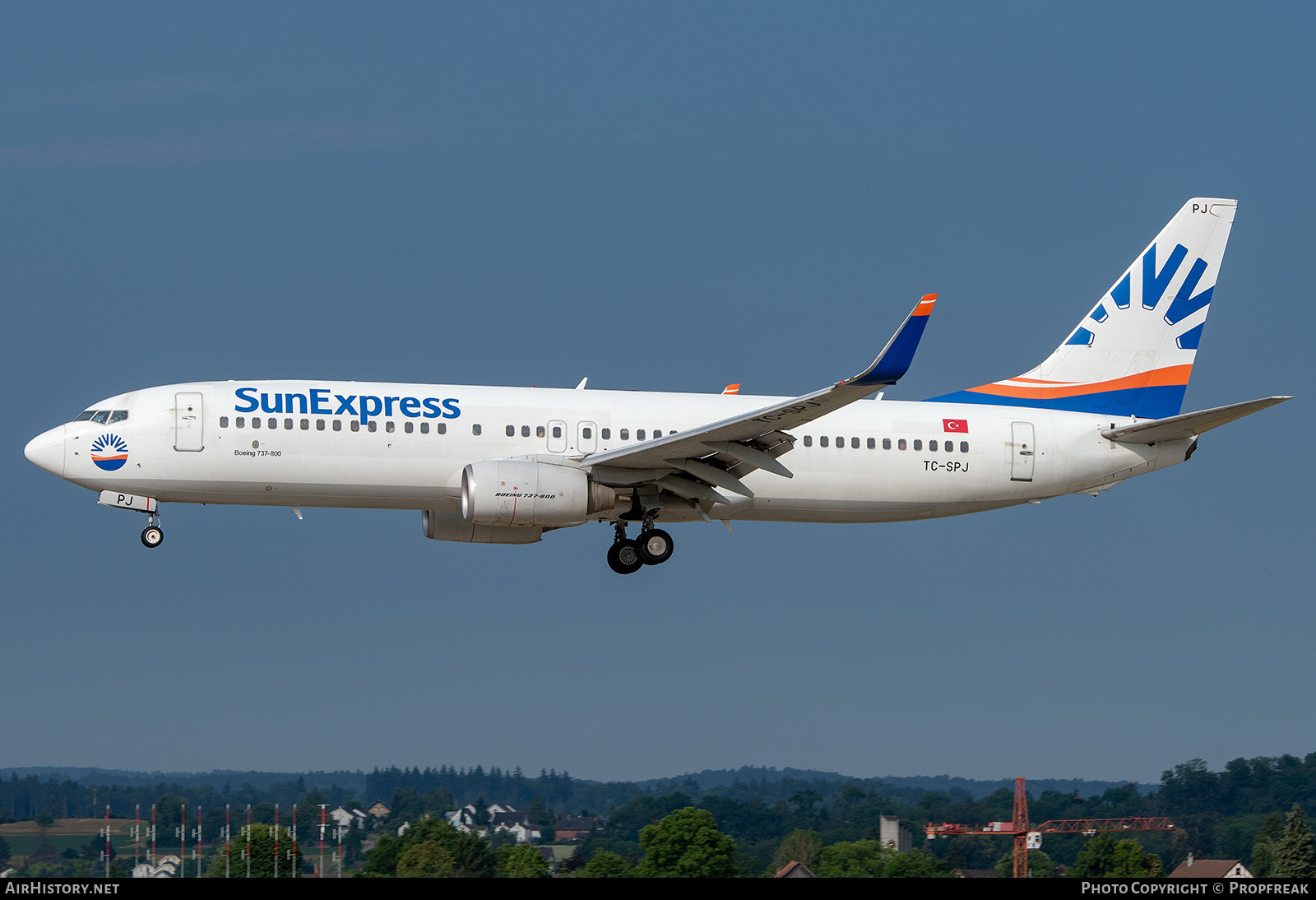 Aircraft Photo of TC-SPJ | Boeing 737-82R | SunExpress | AirHistory.net #582133