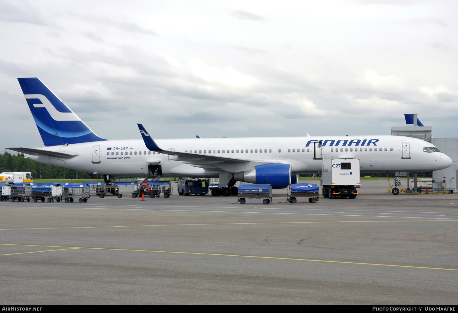 Aircraft Photo of OH-LBV | Boeing 757-2Q8 | Finnair | AirHistory.net #582134