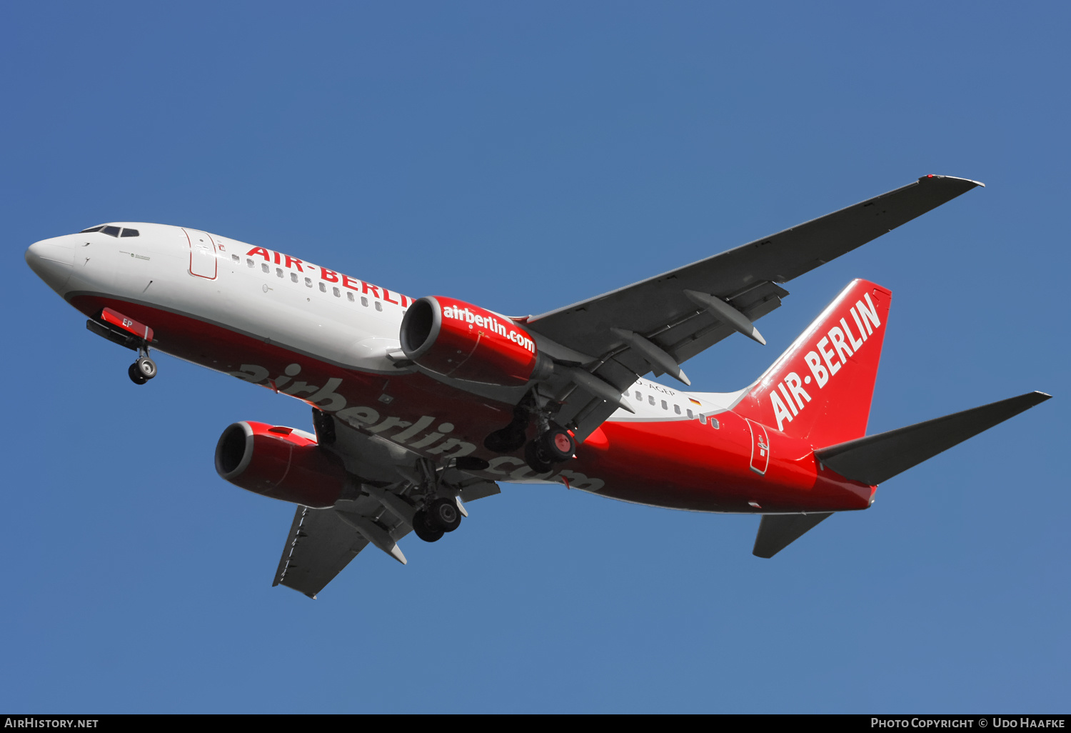 Aircraft Photo of D-AGEP | Boeing 737-75B | Air Berlin | AirHistory.net #582135