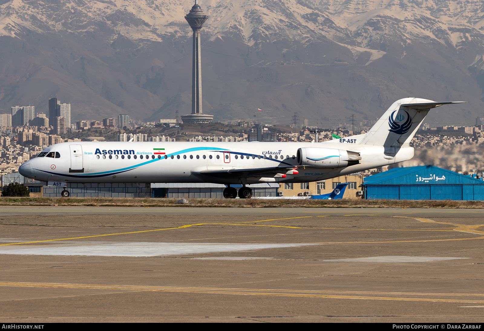 Aircraft Photo of EP-AST | Fokker 100 (F28-0100) | Iran Aseman Airlines | AirHistory.net #582155
