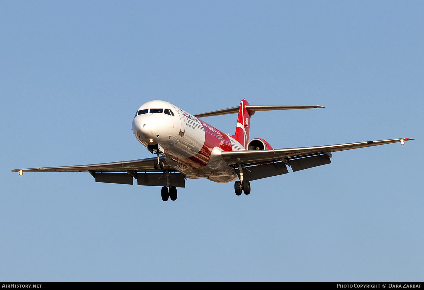 Aircraft Photo of EP-FQF | Fokker 100 (F28-0100) | Qeshm Air | AirHistory.net #582177