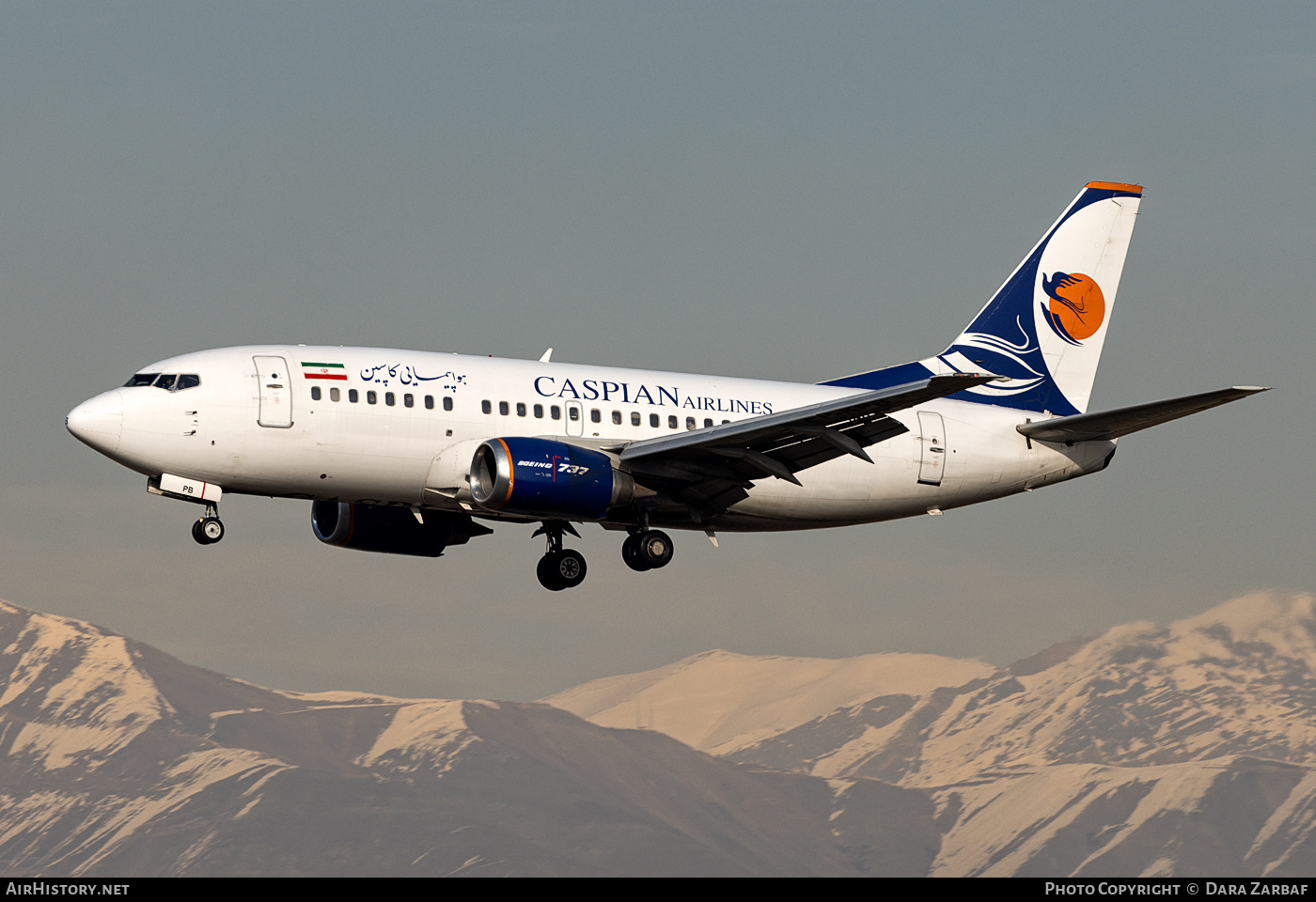 Aircraft Photo of EP-KPB | Boeing 737-524 | Caspian Airlines | AirHistory.net #582196