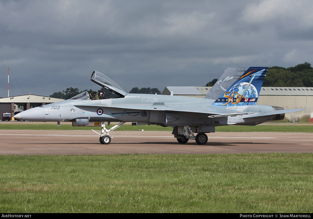 Aircraft Photo of 188703 | McDonnell Douglas CF-188 Hornet | Canada - Air Force | AirHistory.net #582209