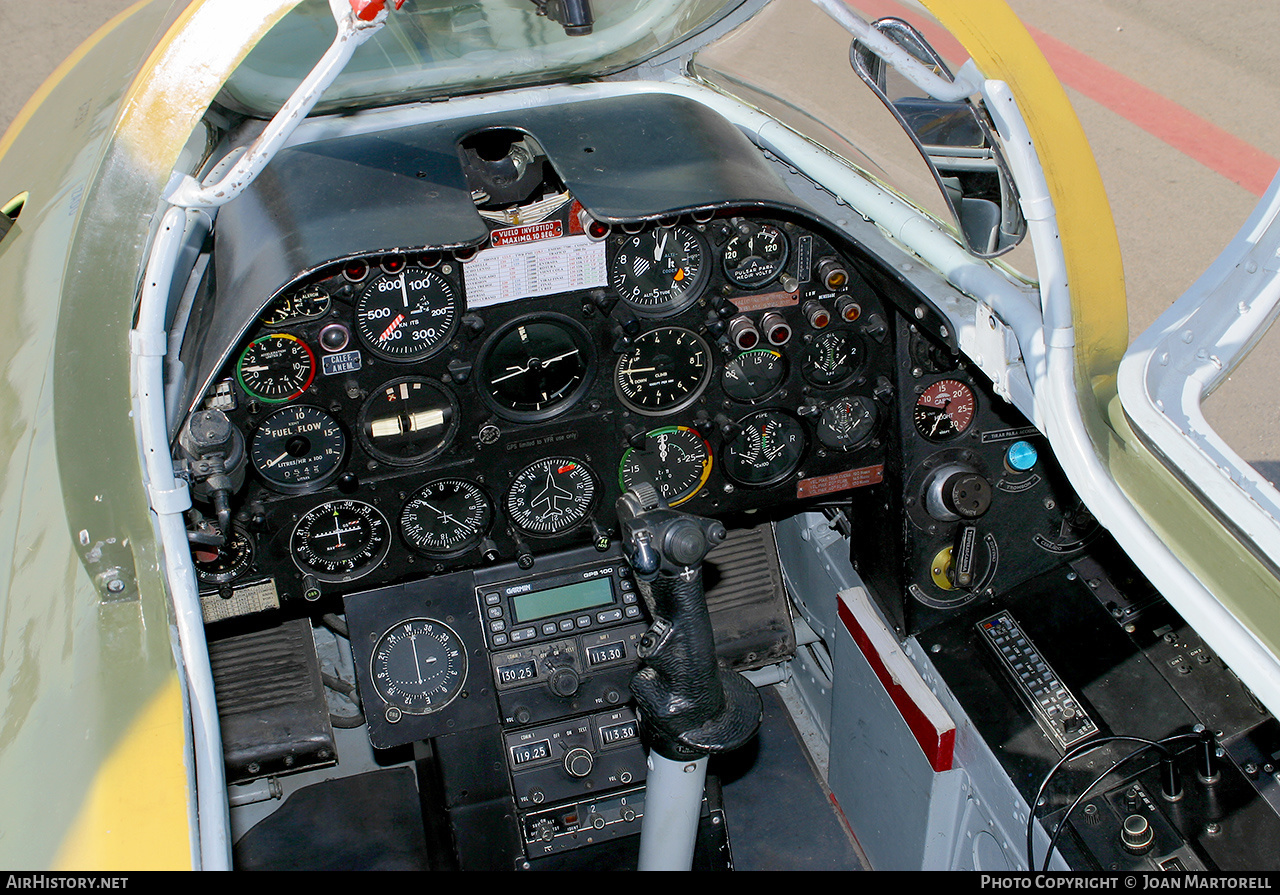 Aircraft Photo of EC-DXJ / A.10C-109 | Hispano HA-220D Super Saeta | Spain - Air Force | AirHistory.net #582215