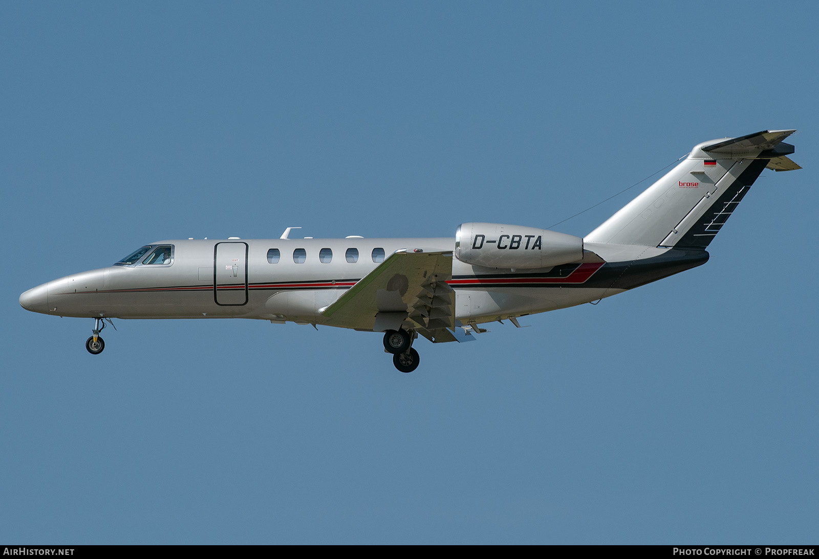 Aircraft Photo of D-CBTA | Cessna 525C CitationJet CJ4 | Brose Group | AirHistory.net #582231