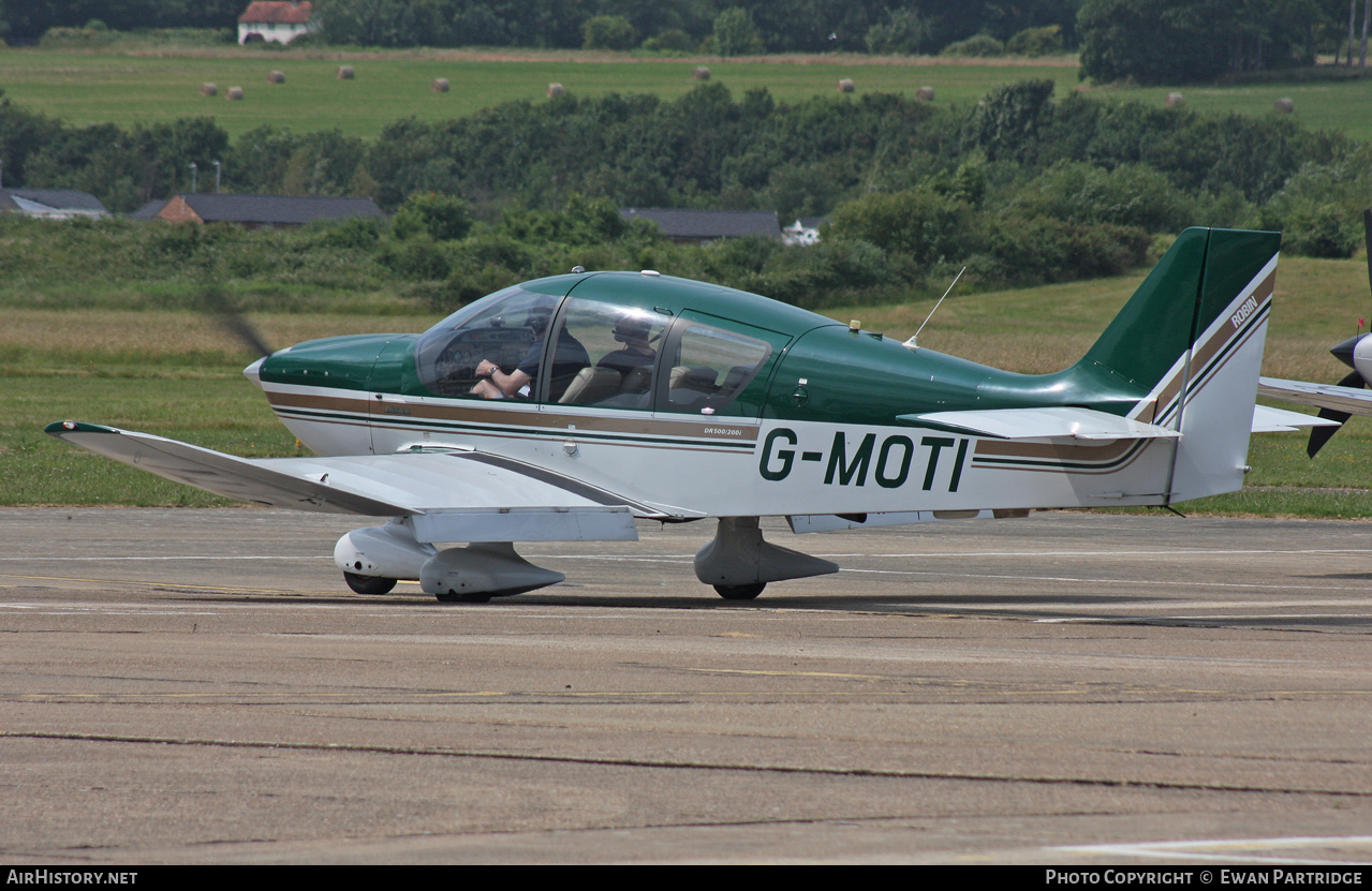Aircraft Photo of G-MOTI | Robin DR-500-200I President | AirHistory.net #582275