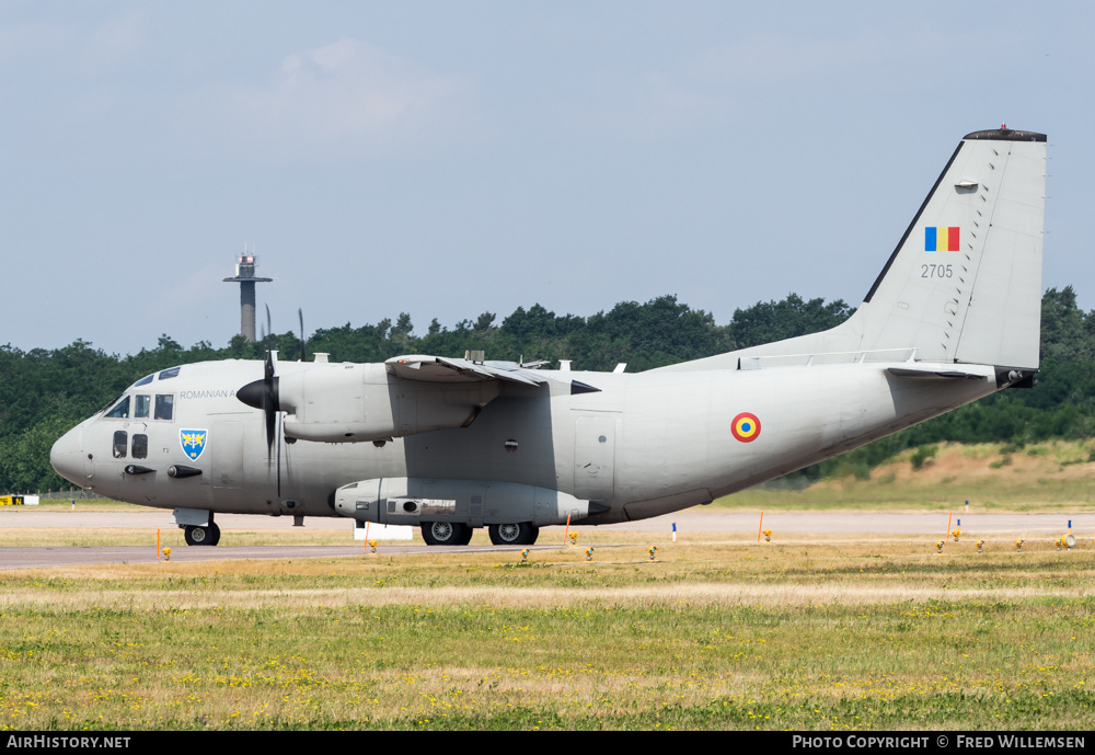 Aircraft Photo of 2705 | Alenia C-27J Spartan | Romania - Air Force | AirHistory.net #582311