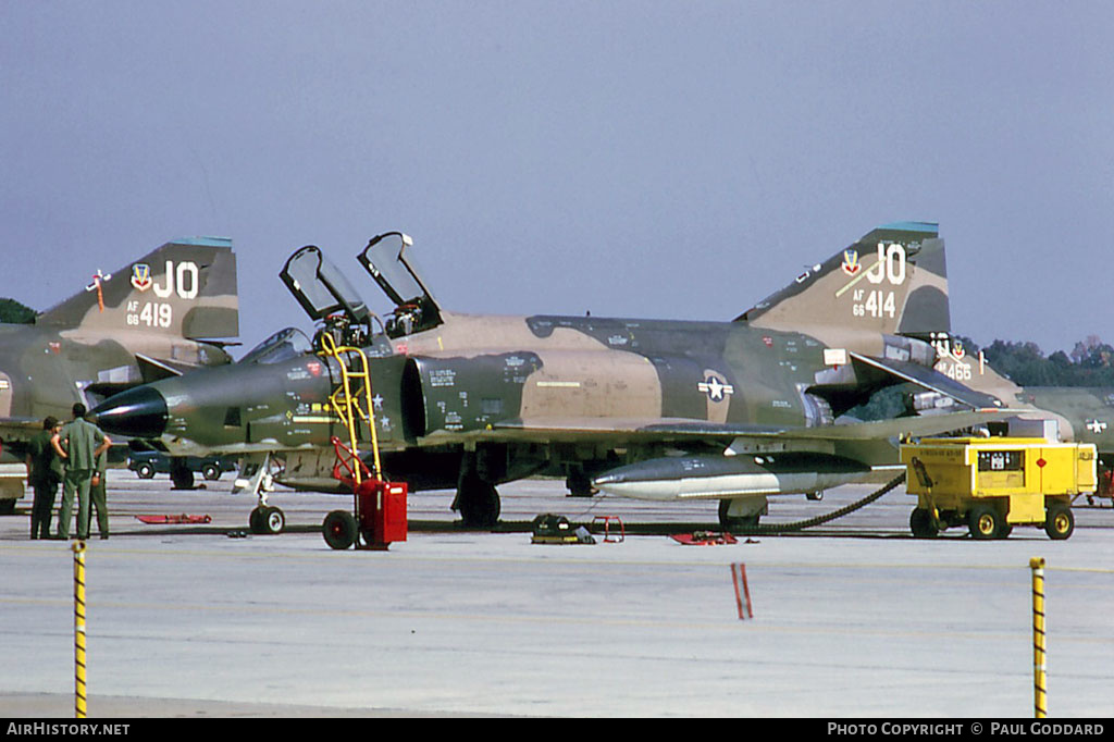 Aircraft Photo of 66-0414 / AF66-414 | McDonnell RF-4C Phantom II | USA - Air Force | AirHistory.net #582325