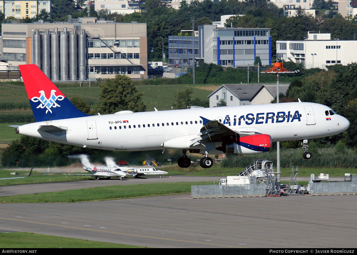 Aircraft Photo of YU-APG | Airbus A320-232 | Air Serbia | AirHistory.net #582334