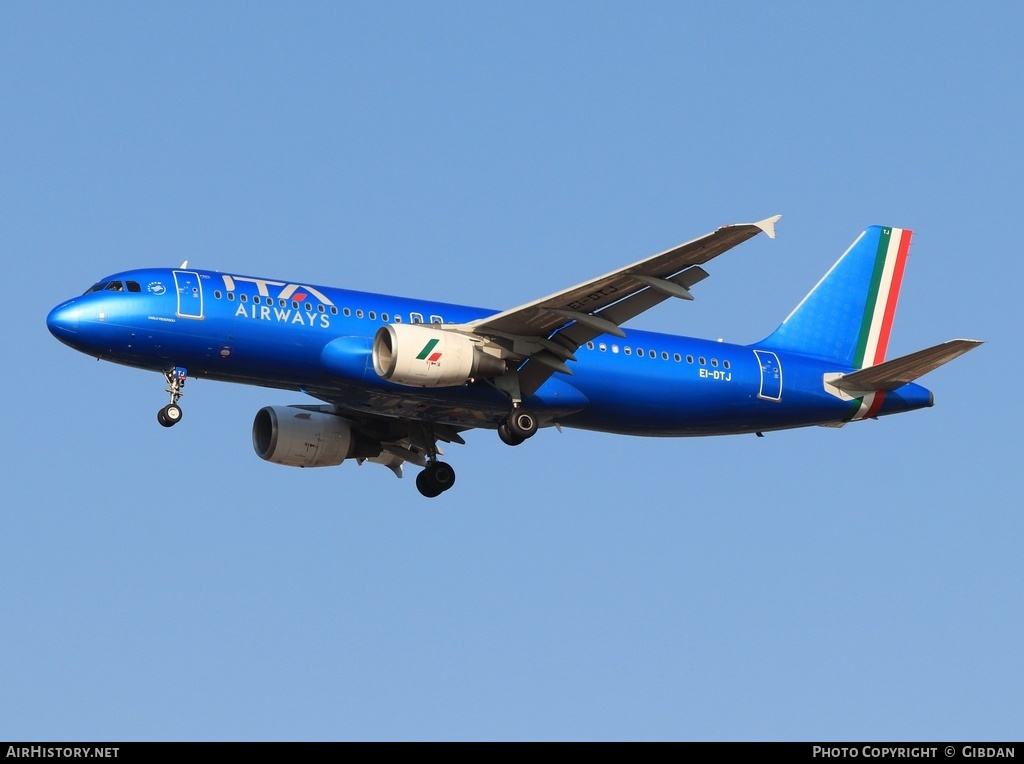 Aircraft Photo of EI-DTJ | Airbus A320-216 | ITA Airways | AirHistory.net #582346