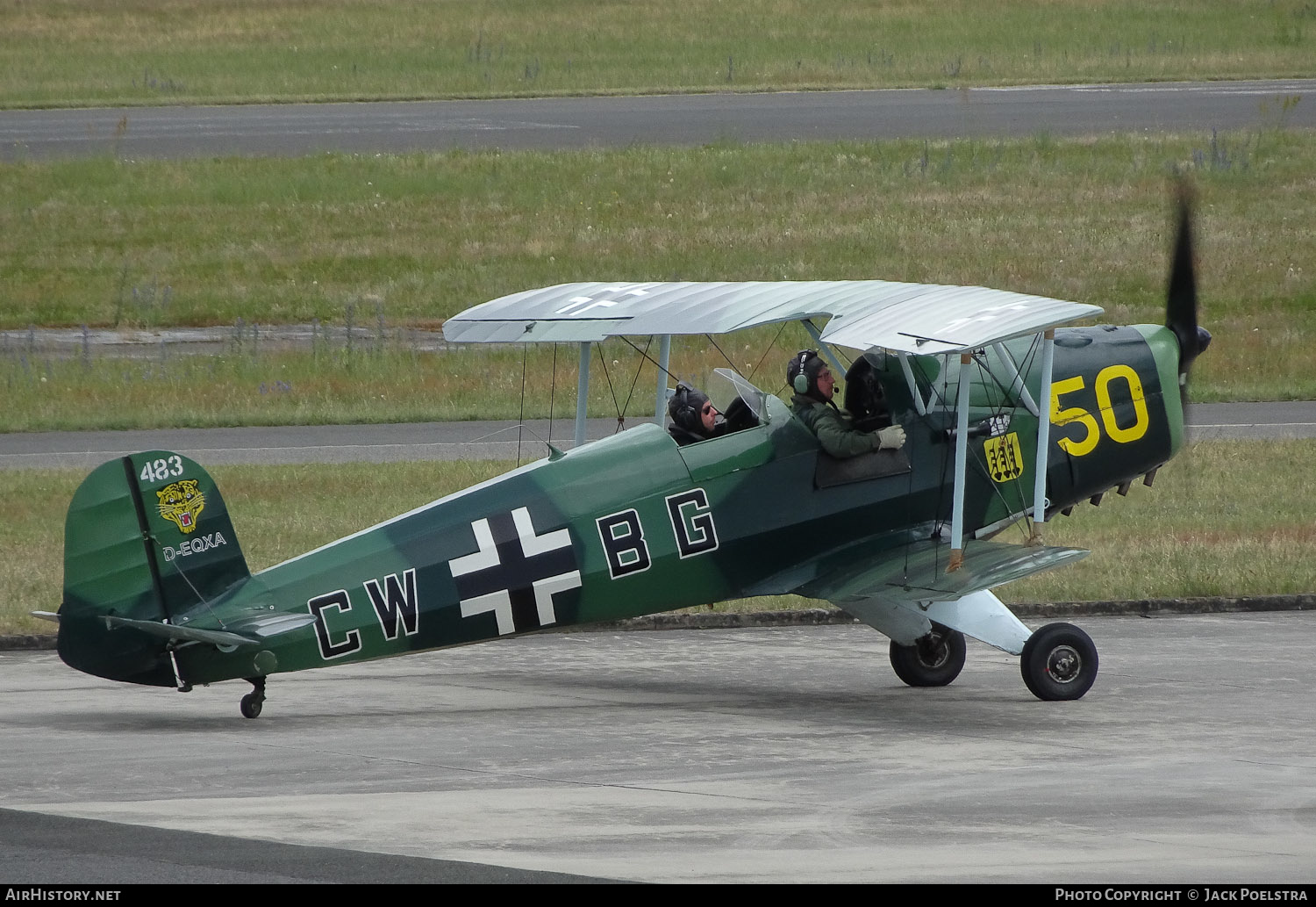 Aircraft Photo of D-EQXA / 483 | CASA 1.131E Jungmann | Germany - Air Force | AirHistory.net #582371