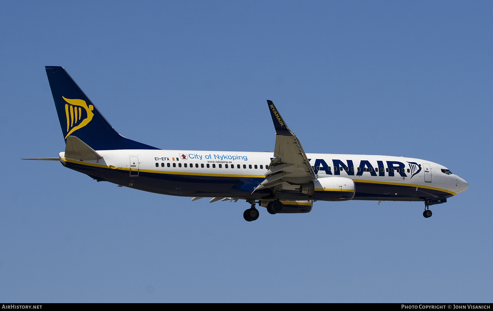 Aircraft Photo of EI-EFA | Boeing 737-8AS | Ryanair | AirHistory.net #582372