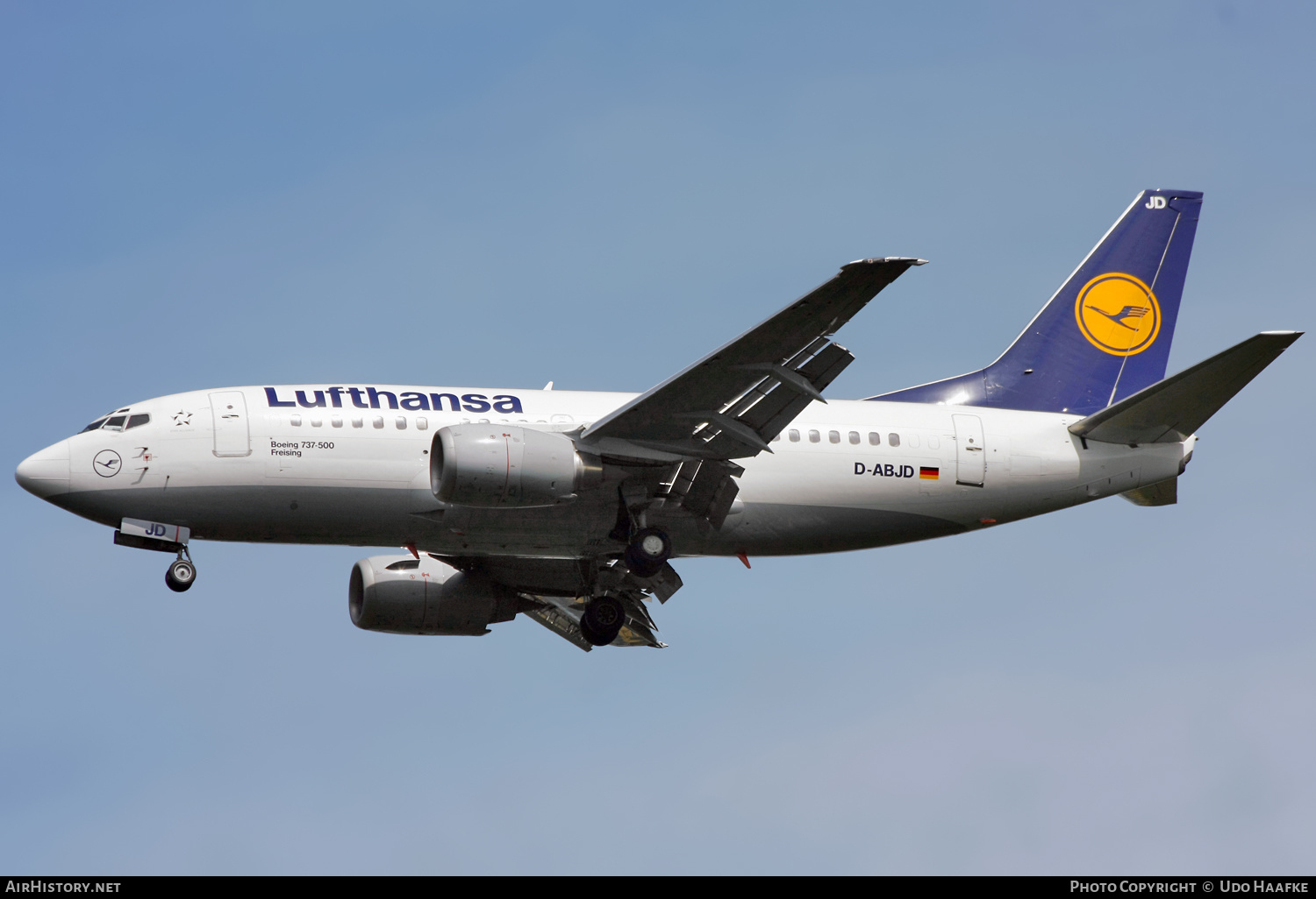 Aircraft Photo of D-ABJD | Boeing 737-530 | Lufthansa | AirHistory.net #582389