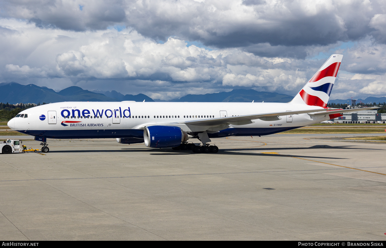 Aircraft Photo of G-YMMF | Boeing 777-236/ER | British Airways | AirHistory.net #582397