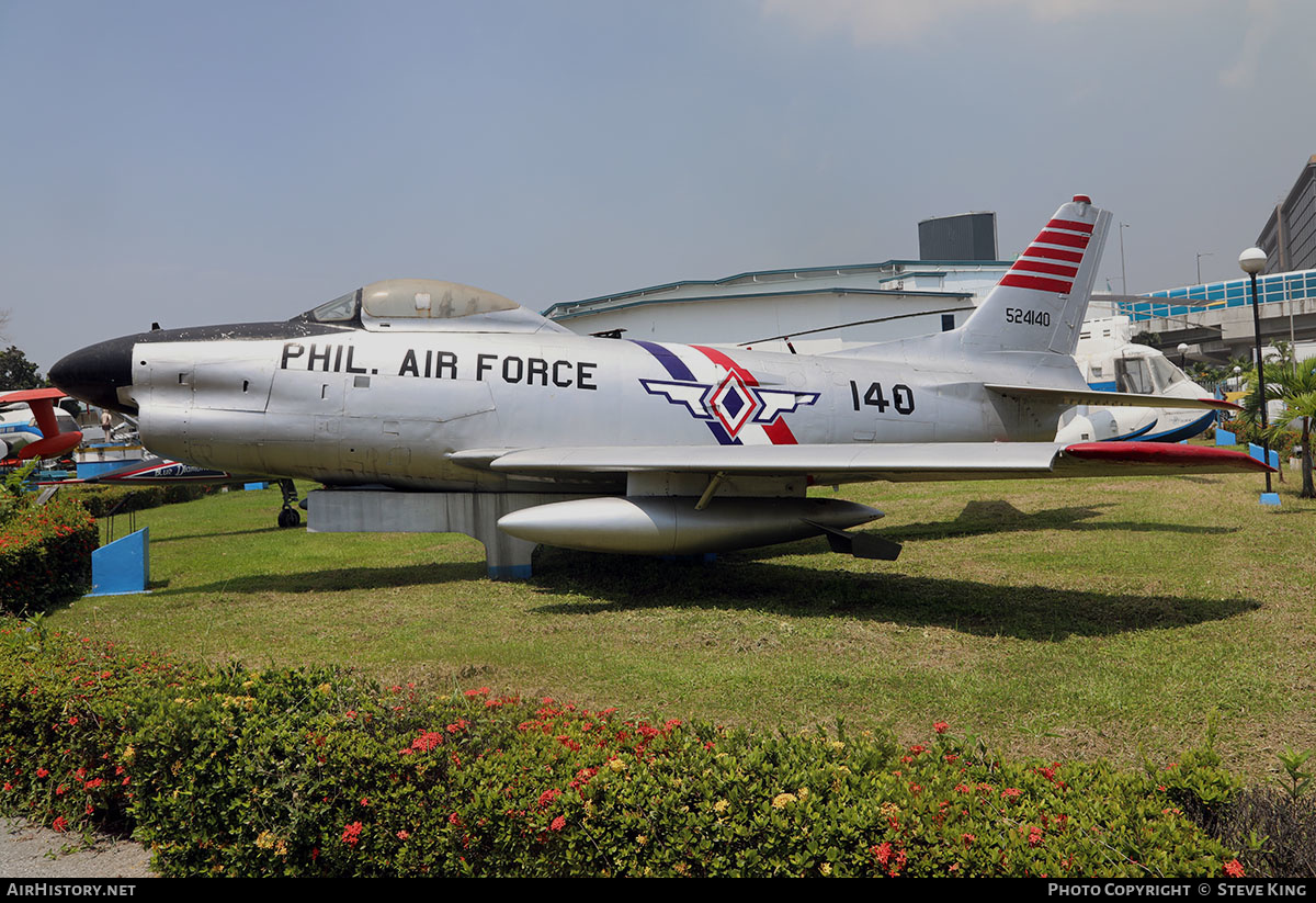 Aircraft Photo of 524410 | North American F-86D Sabre | Philippines - Air Force | AirHistory.net #582403