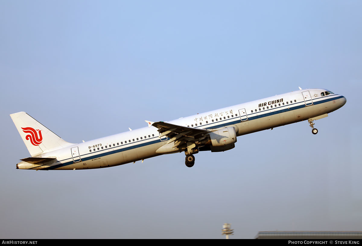 Aircraft Photo of B-6973 | Airbus A321-213 | Air China | AirHistory.net #582416