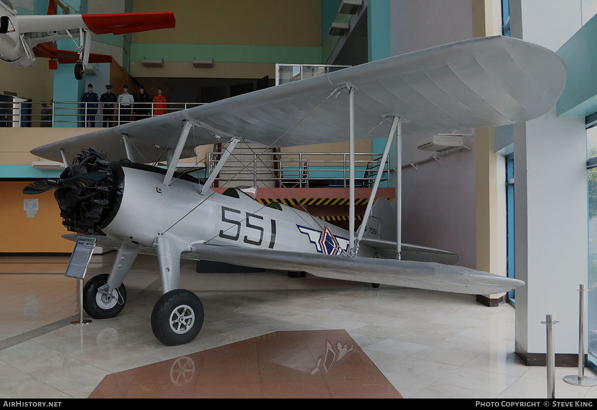 Aircraft Photo of 6-7551 / 551 | Boeing N2S-3 Kaydet (B75N1) | Philippines - Air Force | AirHistory.net #582417