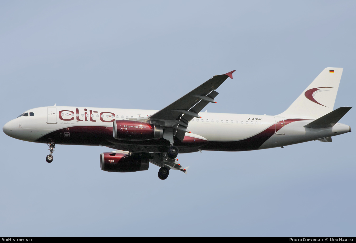 Aircraft Photo of D-ANNC | Airbus A320-232 | Elite Aviation | AirHistory.net #582423