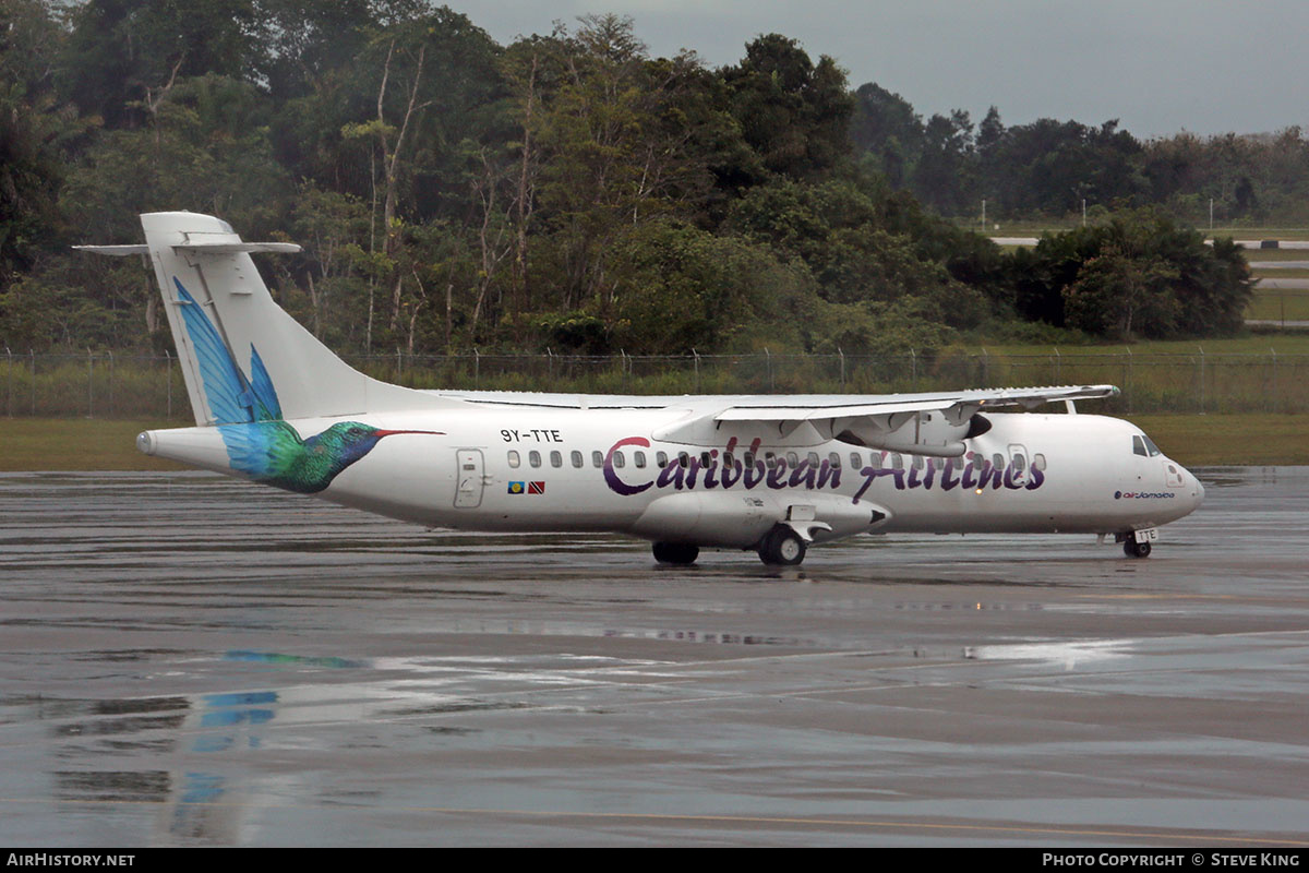 Aircraft Photo of 9Y-TTE | ATR ATR-72-600 (ATR-72-212A) | Caribbean Airlines | AirHistory.net #582436