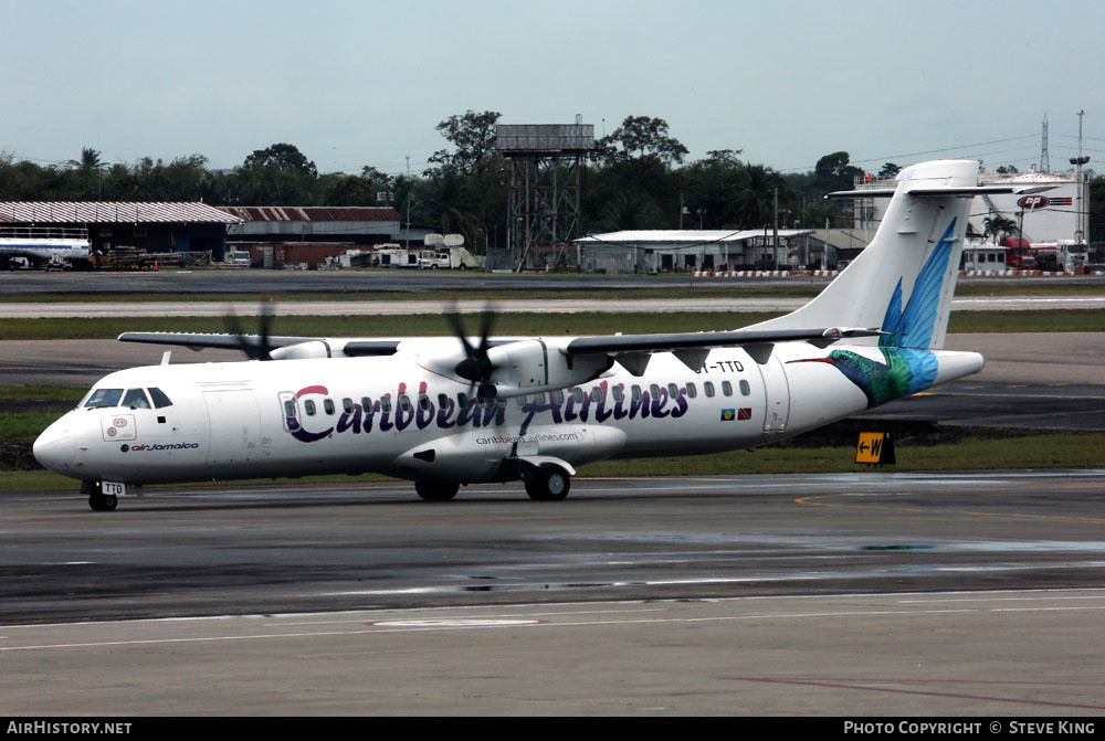 Aircraft Photo of 9Y-TTD | ATR ATR-72-600 (ATR-72-212A) | Caribbean Airlines | AirHistory.net #582437