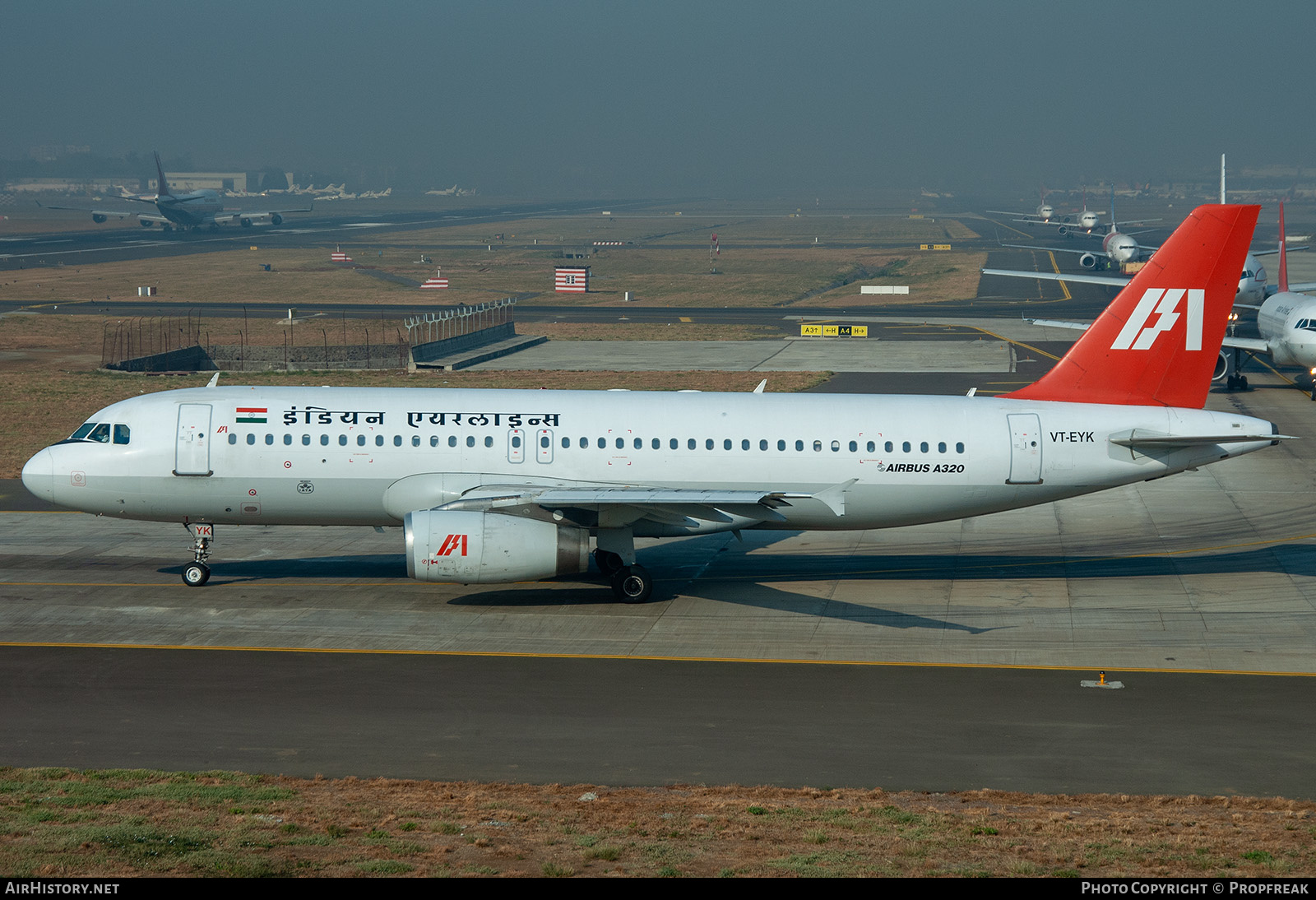 Aircraft Photo of VT-EYK | Airbus A320-231 | Indian Airlines | AirHistory.net #582444