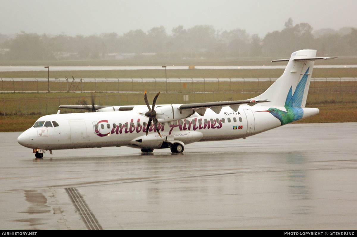 Aircraft Photo of 9Y-TTA | ATR ATR-72-600 (ATR-72-212A) | Caribbean Airlines | AirHistory.net #582446