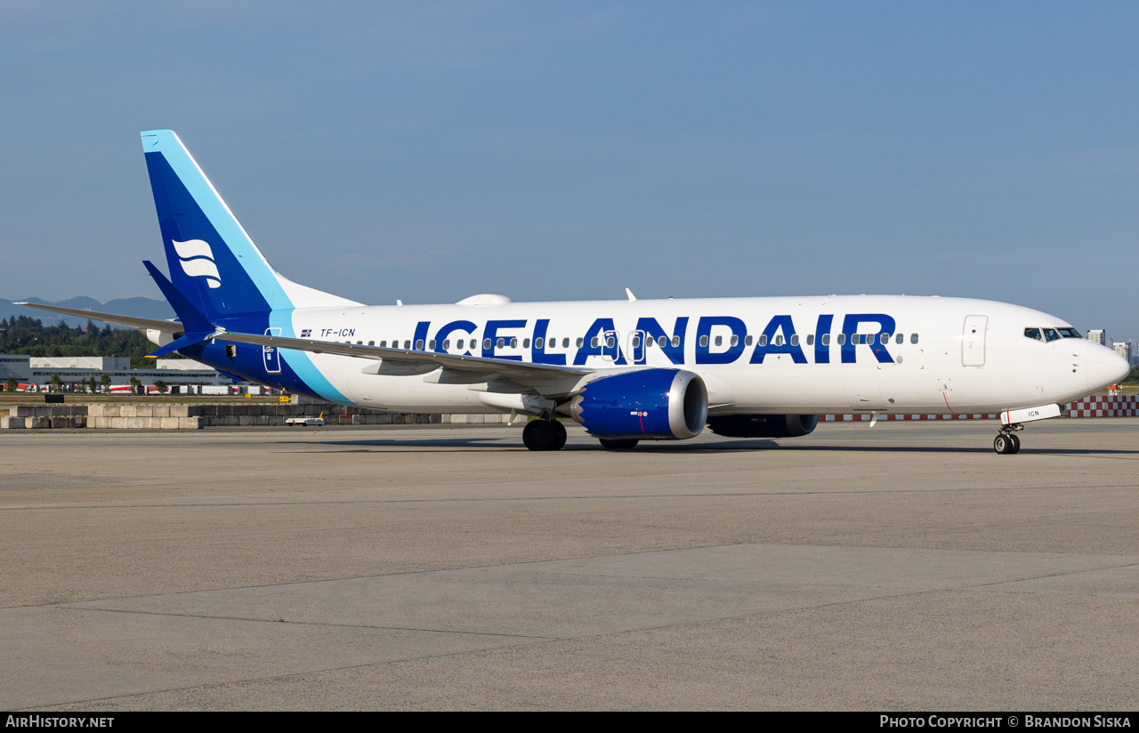 Aircraft Photo of TF-ICN | Boeing 737-8 Max 8 | Icelandair | AirHistory.net #582461