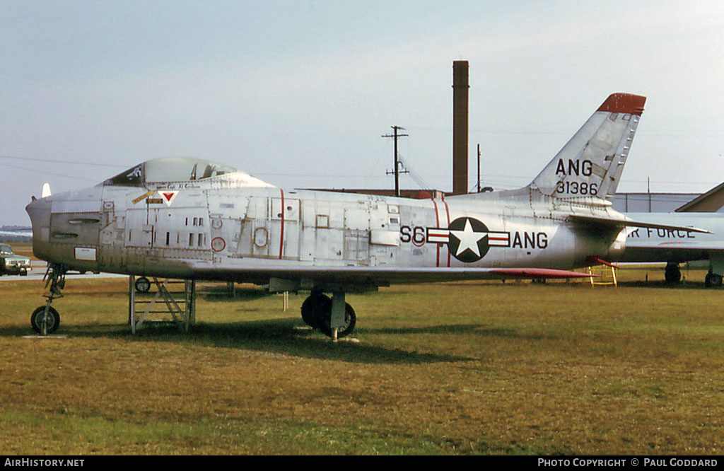 Aircraft Photo of 53-1386 / 31386 | North American F-86H Sabre | USA - Air Force | AirHistory.net #582479