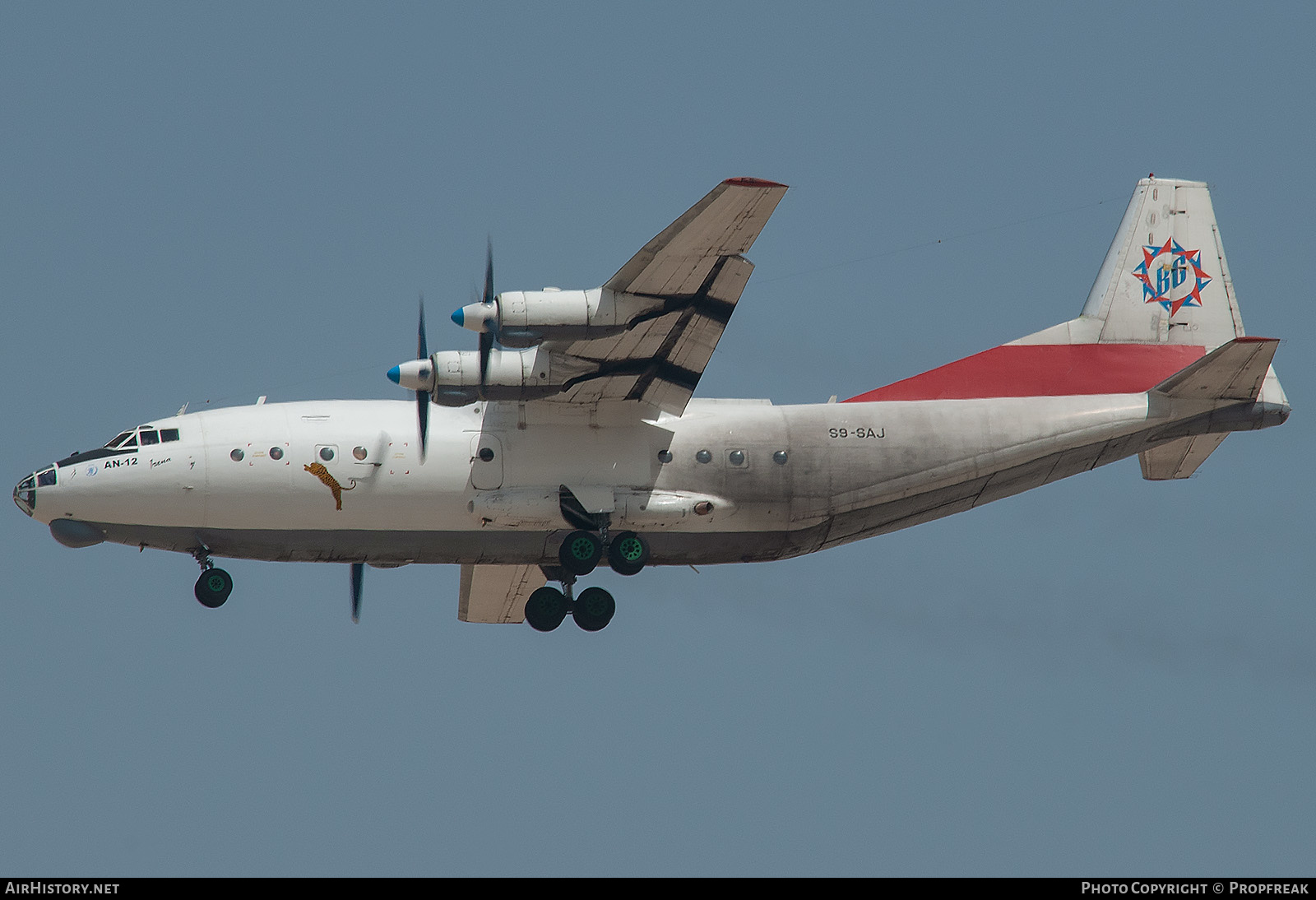 Aircraft Photo of S9-SAJ | Antonov An-12B | British Gulf International Airlines | AirHistory.net #582480