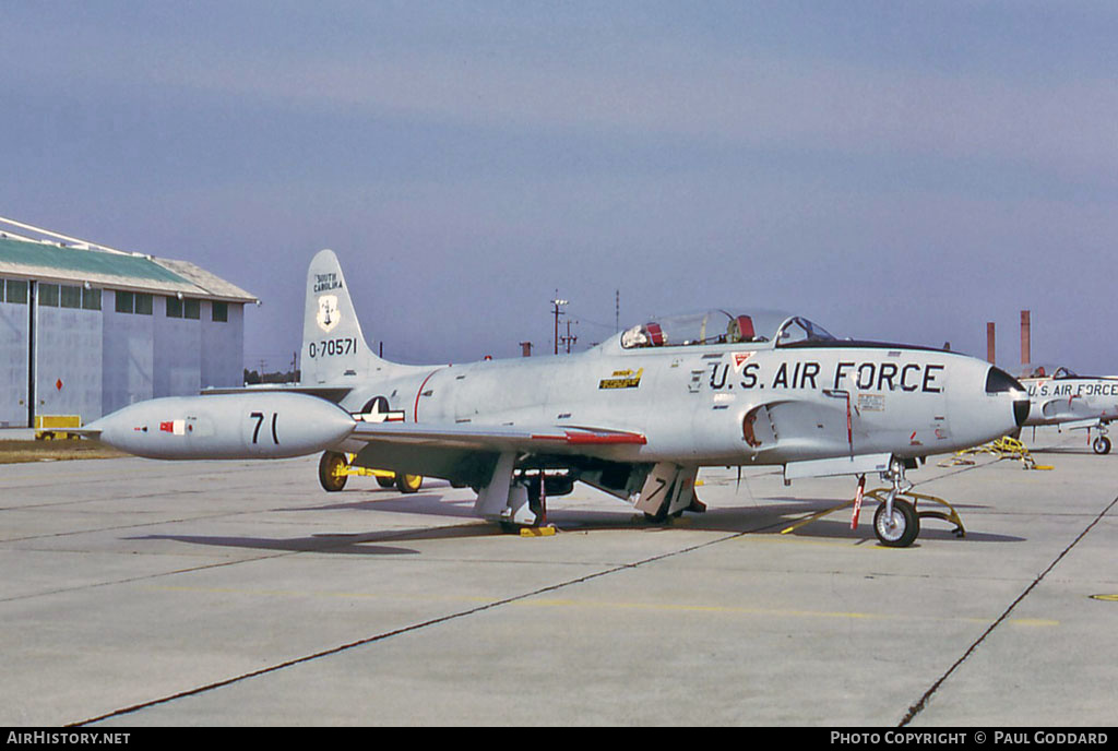 Aircraft Photo of 57-571 / 0-70571 | Lockheed T-33A | USA - Air Force | AirHistory.net #582481