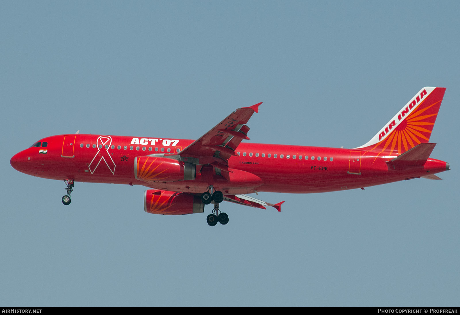 Aircraft Photo of VT-EPK | Airbus A320-231 | Air India | AirHistory.net #582496