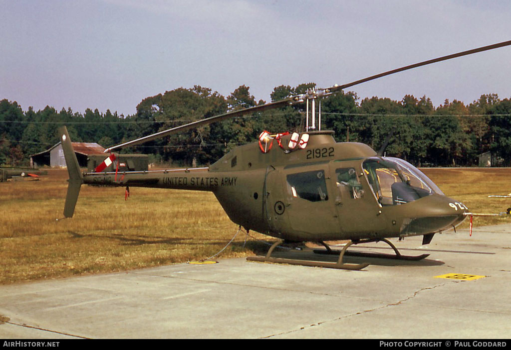 Aircraft Photo of 73-21922 / 21922 | Bell OH-58A Kiowa (206A-1) | USA - Army | AirHistory.net #582497