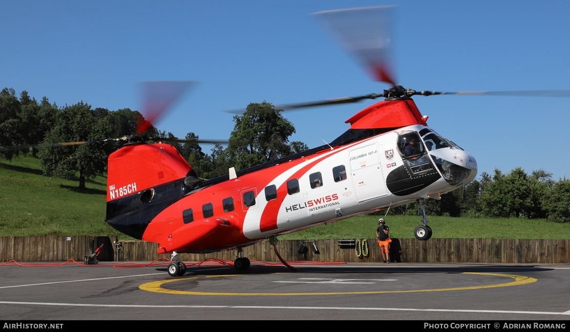 Aircraft Photo of N185CH | Boeing Vertol 107-II | Heliswiss International | AirHistory.net #582542