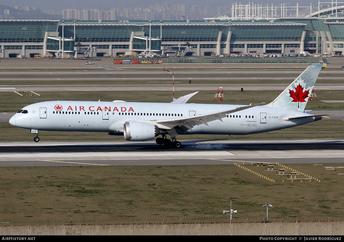 Aircraft Photo of C-FGHZ | Boeing 787-9 Dreamliner | Air Canada | AirHistory.net #582597