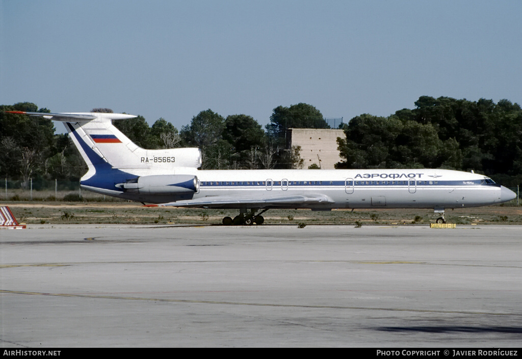 Aircraft Photo of RA-85663 | Tupolev Tu-154M | Aeroflot | AirHistory.net #582598