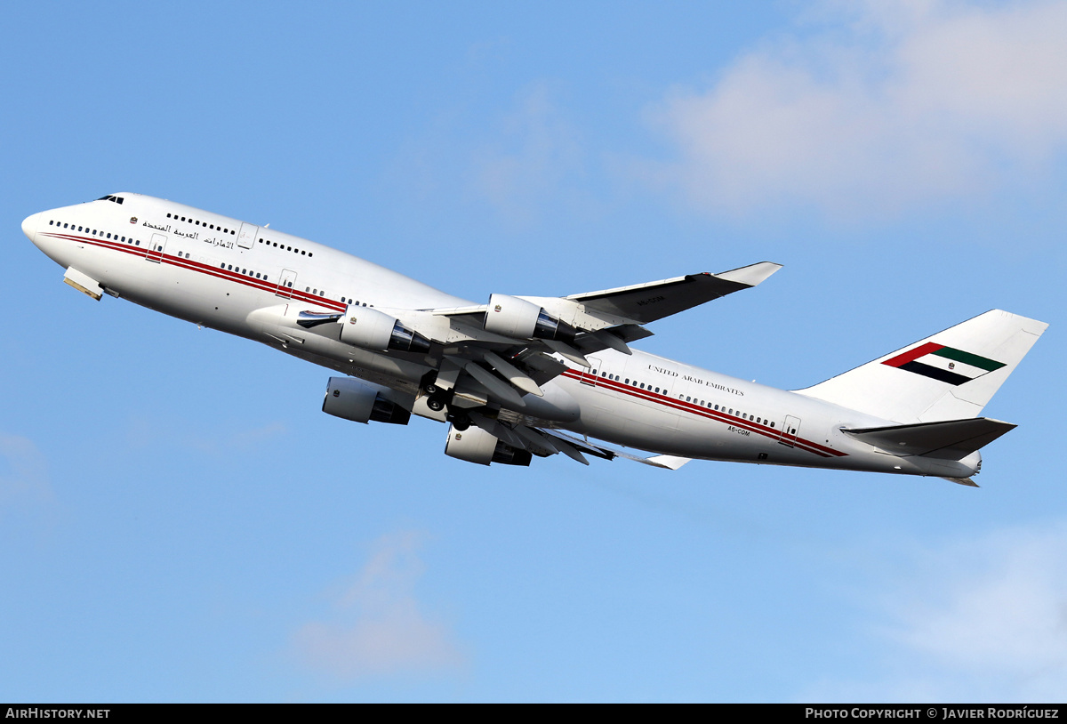 Aircraft Photo of A6-COM | Boeing 747-433M | United Arab Emirates Government | AirHistory.net #582628