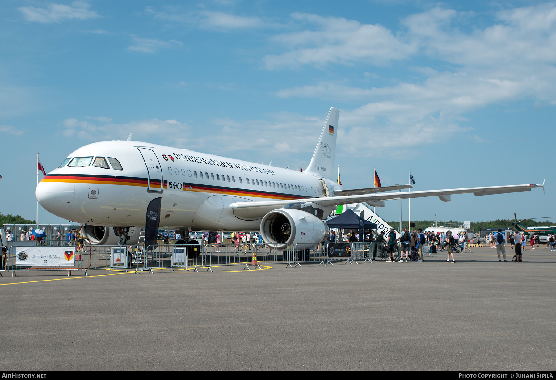 Aircraft Photo of 1503 | Airbus ACJ319 (A319-133/CJ) | Germany - Air Force | AirHistory.net #582630