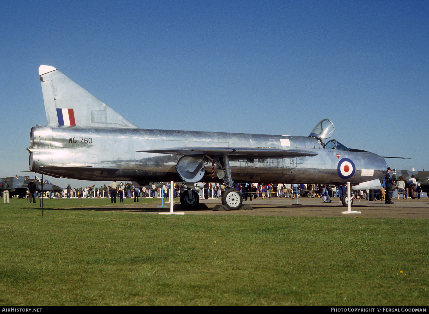 Aircraft Photo of WG760 | English Electric P.1A | UK - Air Force | AirHistory.net #582660